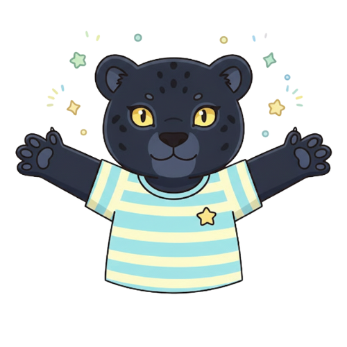 黒ヒョウ × ENFP タイプ画像