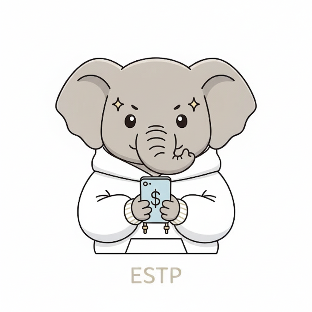ゾウ × ESTP タイプ画像