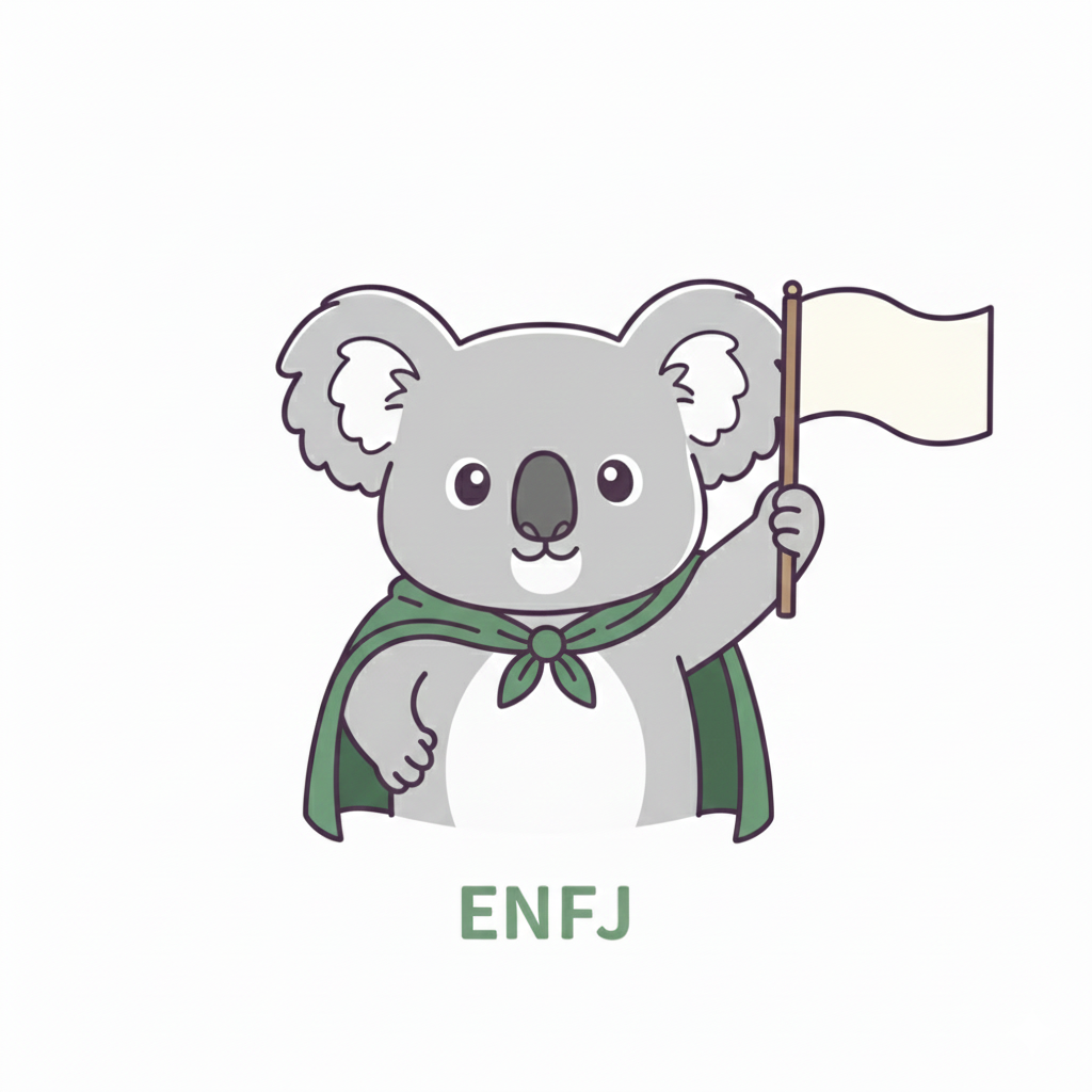 コアラ × ENFJ タイプ画像