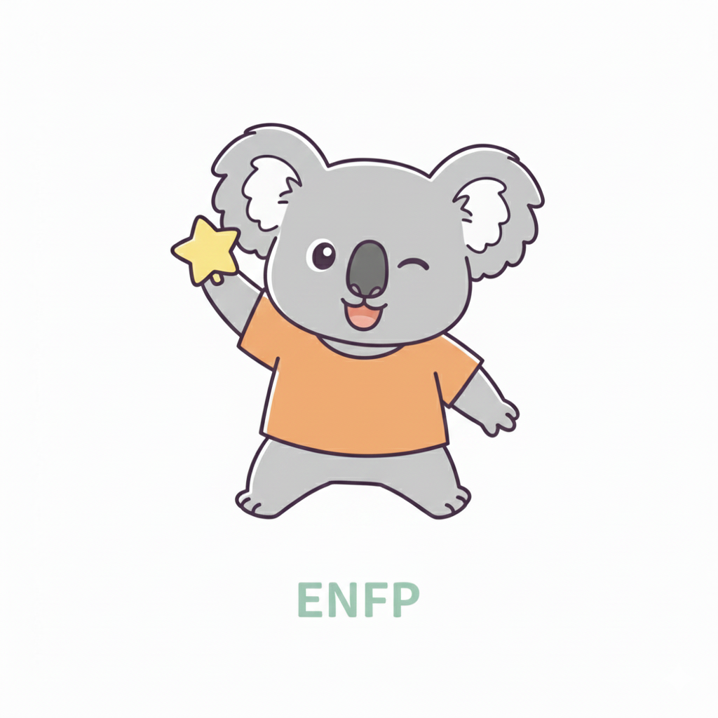 コアラ × ENFP タイプ画像
