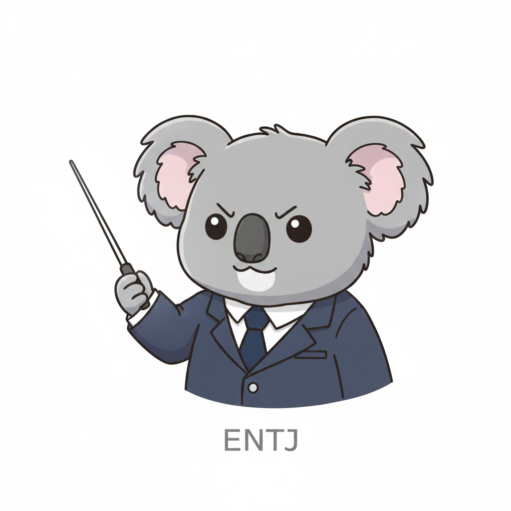コアラ × ENTJ タイプ画像