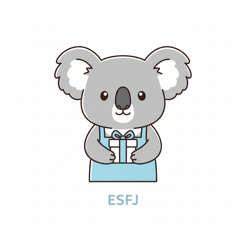 コアラ × ESFJ タイプ画像