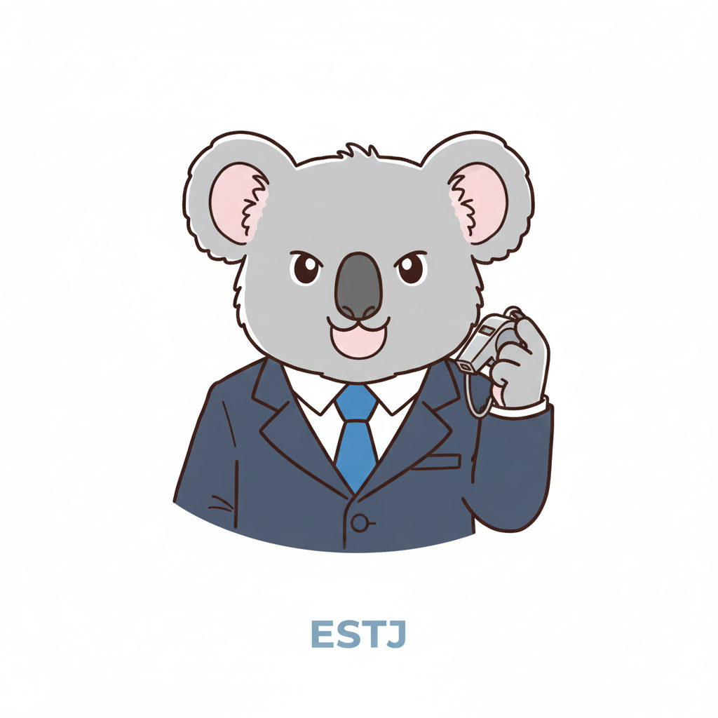 コアラ × ESTJ タイプ画像