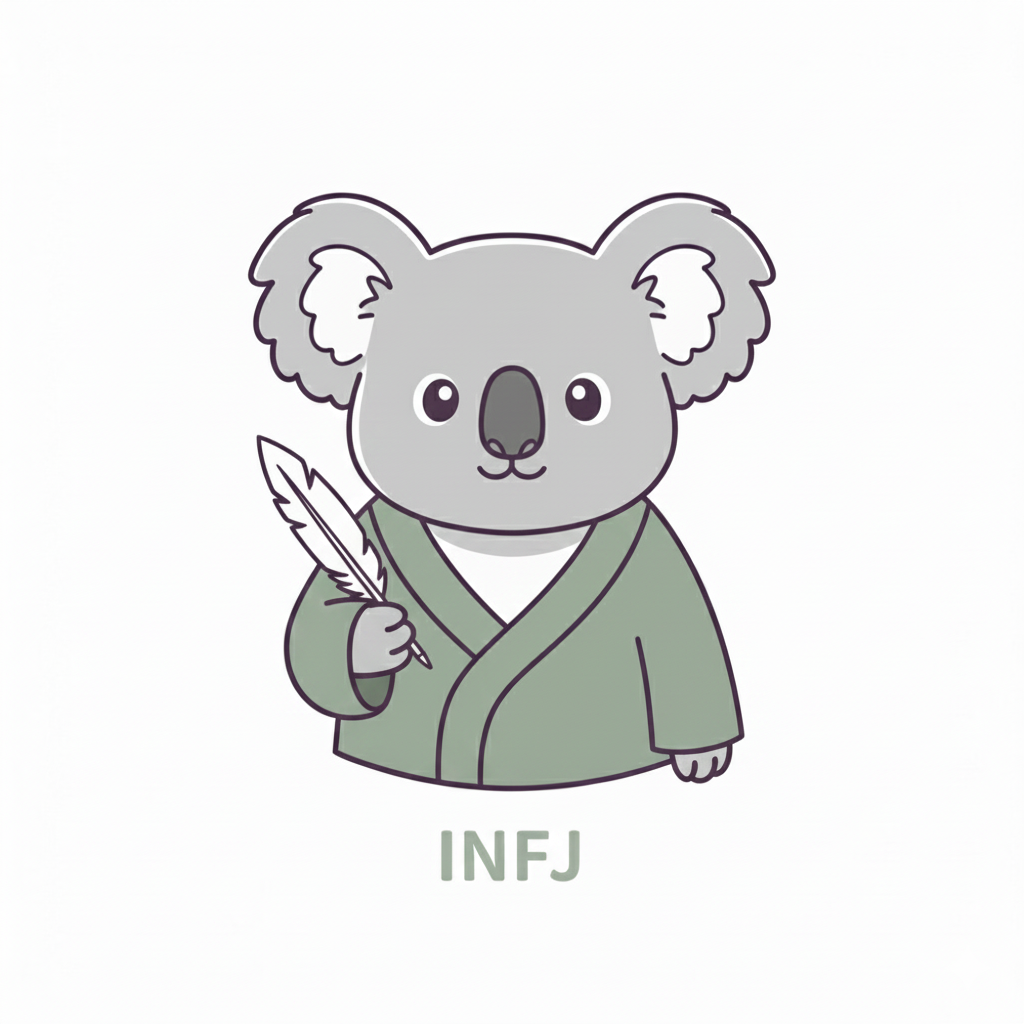 コアラ × INFJ タイプ画像