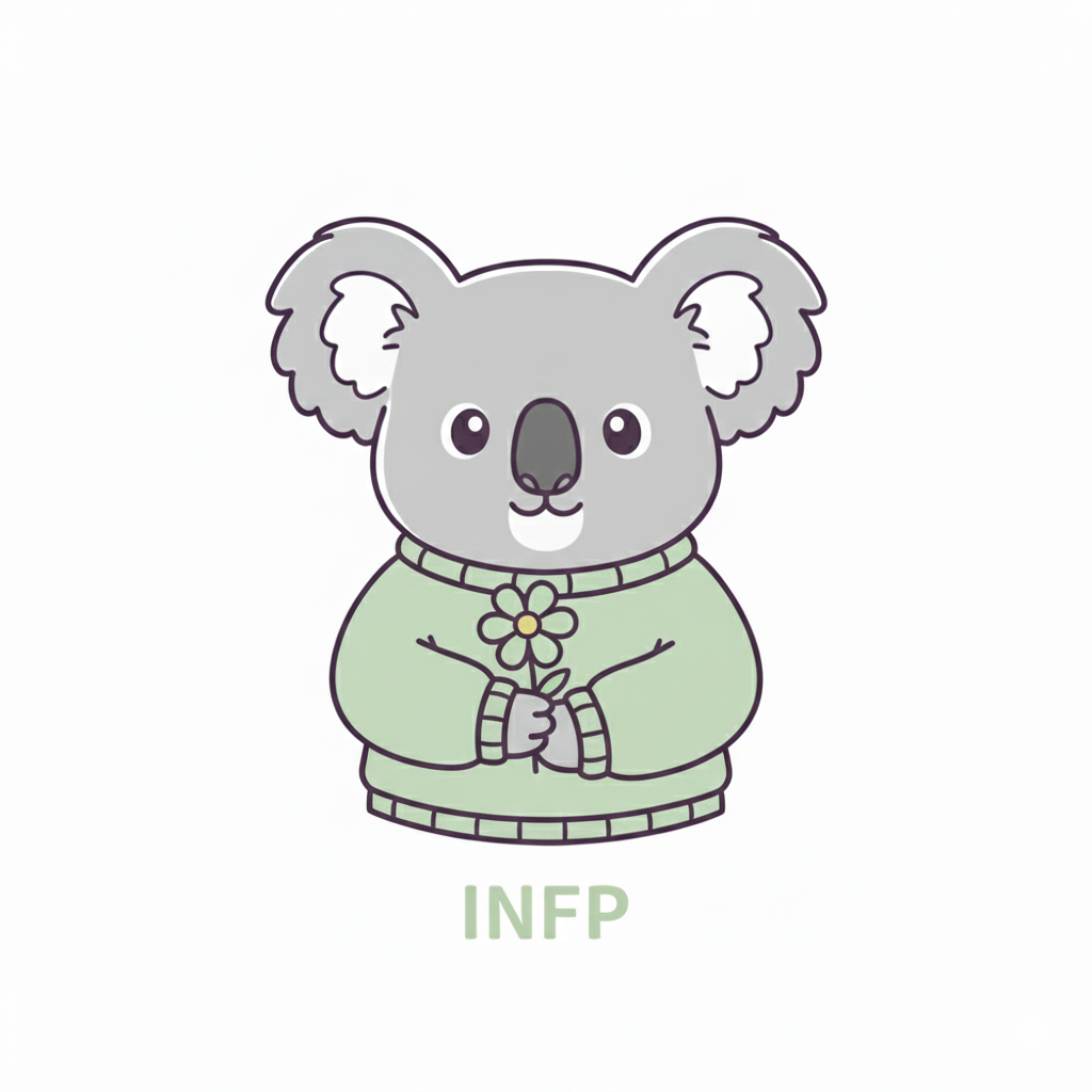 コアラ × INFP タイプ画像
