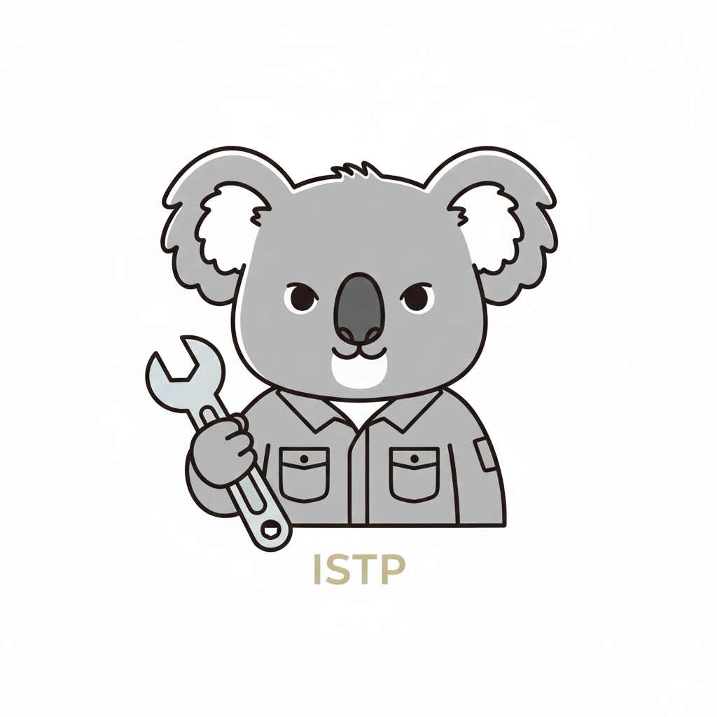 コアラ × ISTP タイプ画像