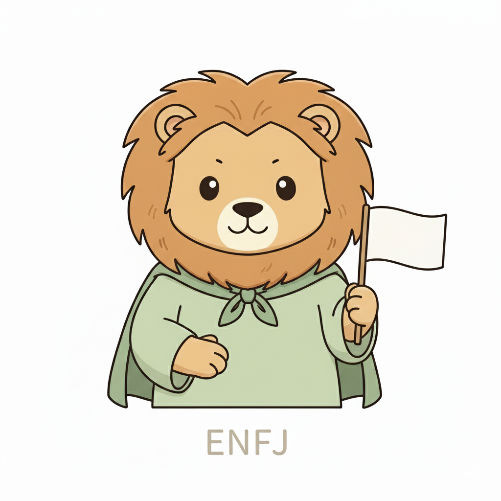 ライオン × ENFJ タイプ画像