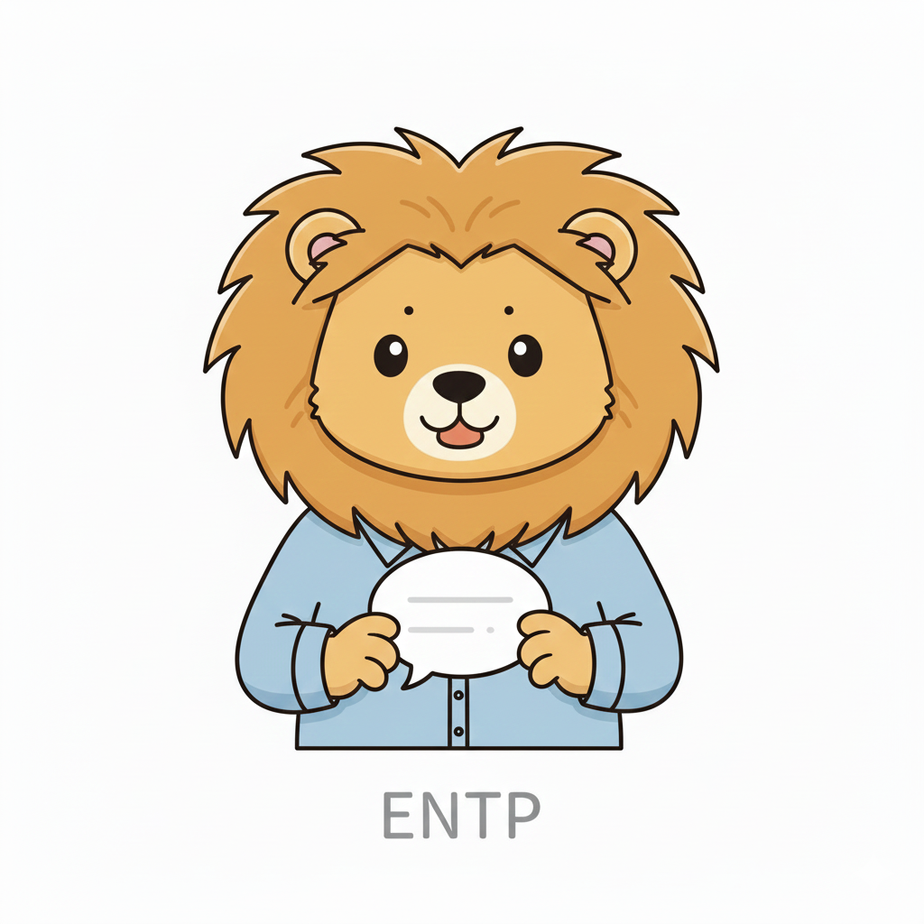 ライオン × ENTP タイプ画像