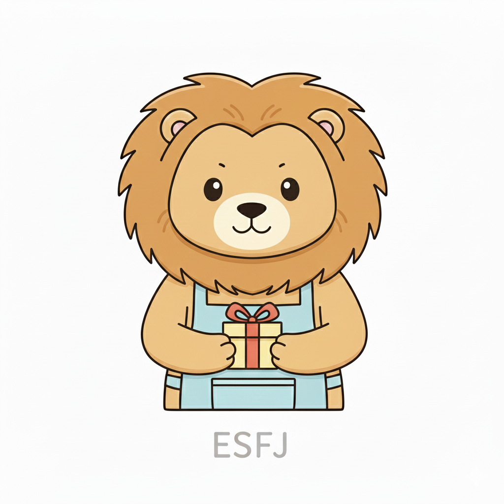 ライオン × ESFJ タイプ画像