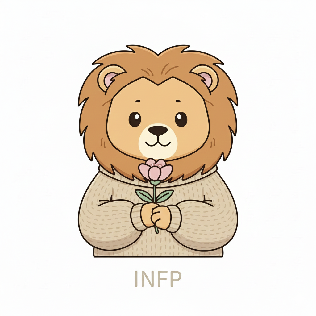 ライオン × INFP タイプ画像