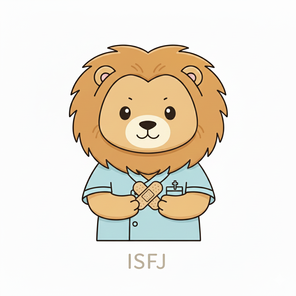ライオン × ISFJ タイプ画像
