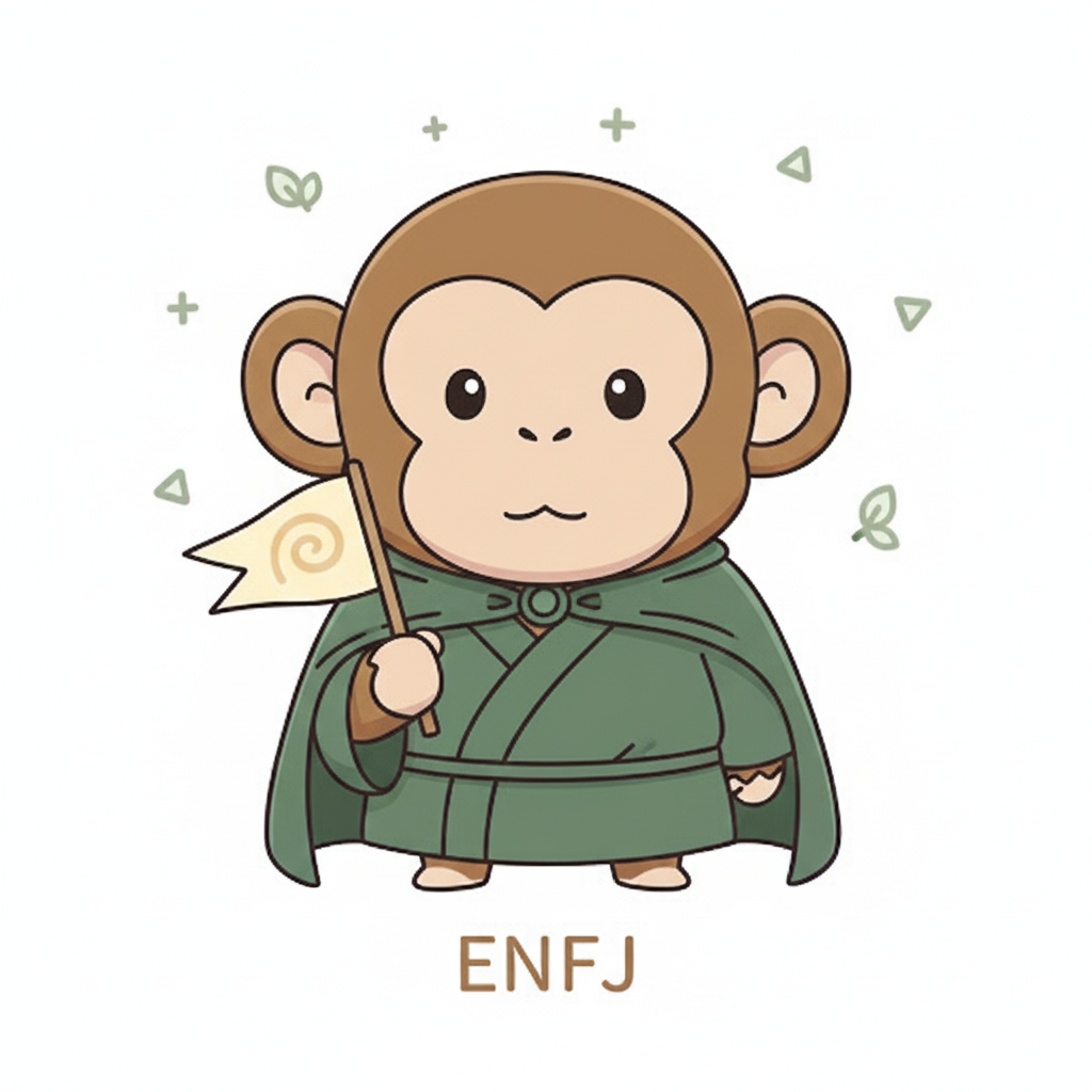 サル × ENFJ タイプ画像