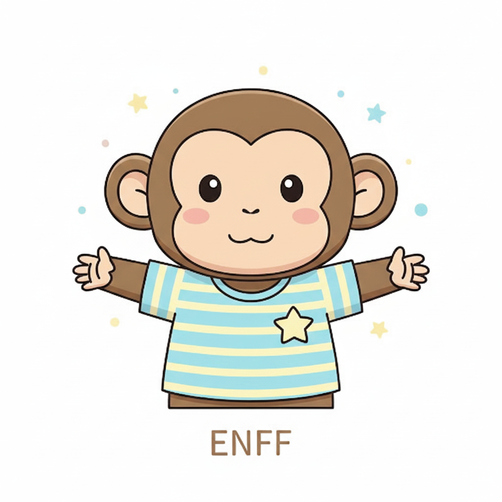 サル × ENFP タイプ画像