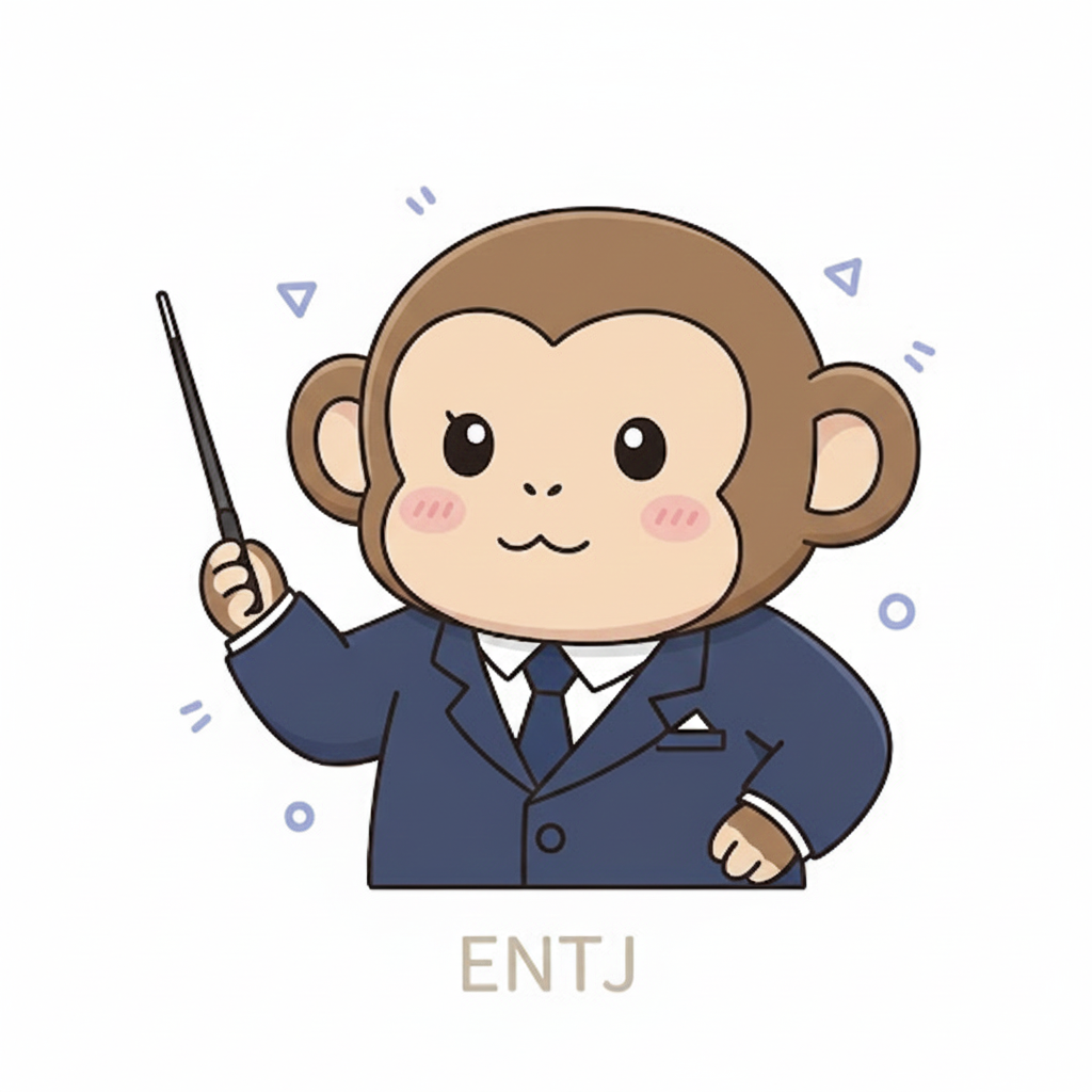 サル × ENTJ タイプ画像
