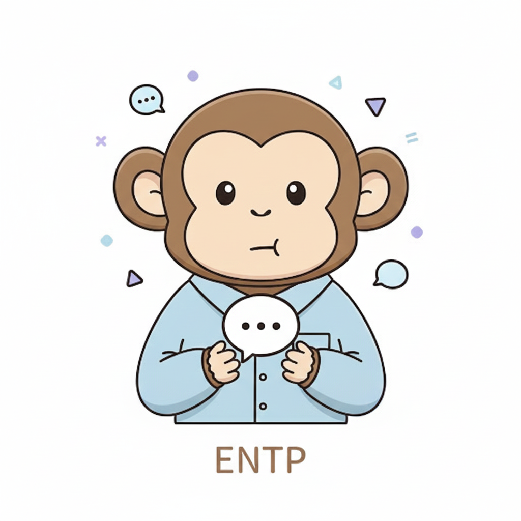 サル × ENTP タイプ画像