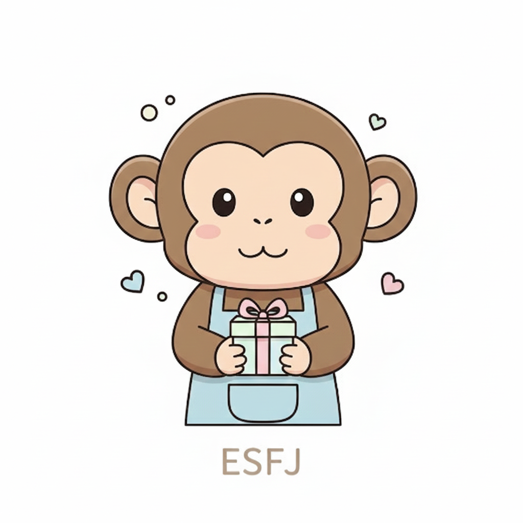 サル × ESFJ タイプ画像