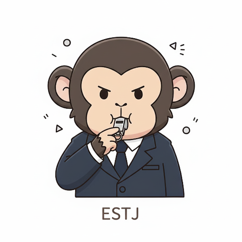 サル × ESTJ タイプ画像