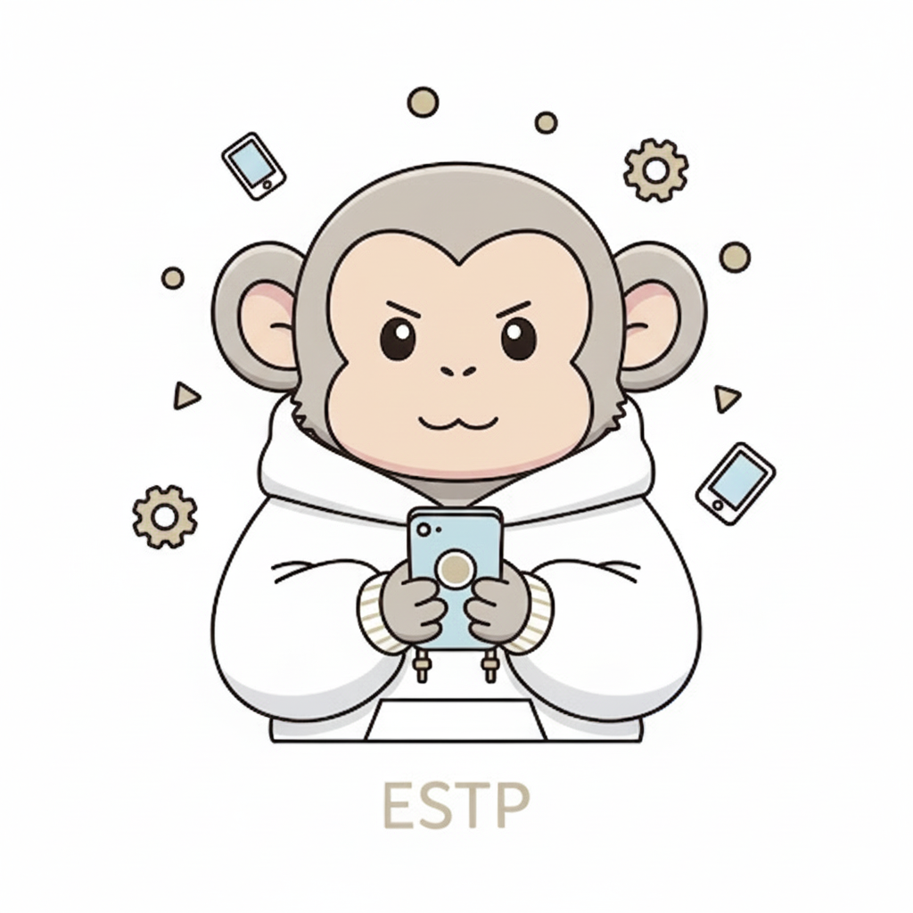 サル × ESTP タイプ画像