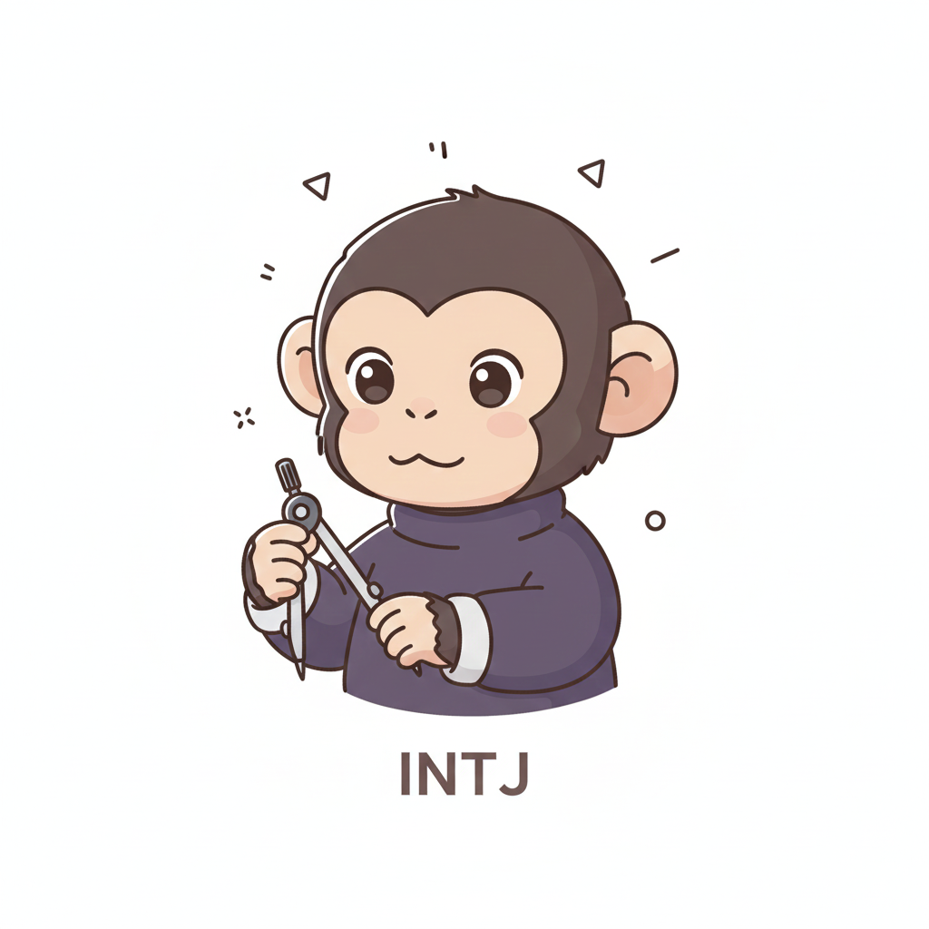 サル × INTJ タイプ画像