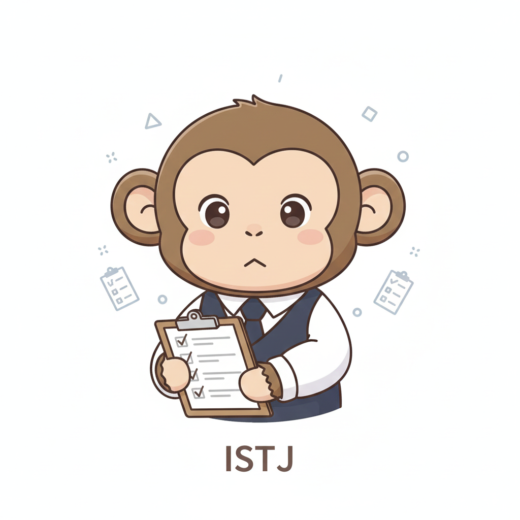 サル × ISTJ タイプ画像