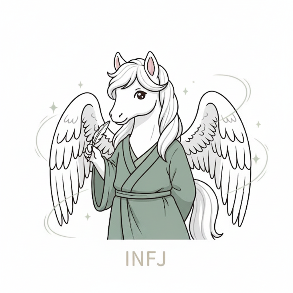 ペガサス × INFJ タイプ画像