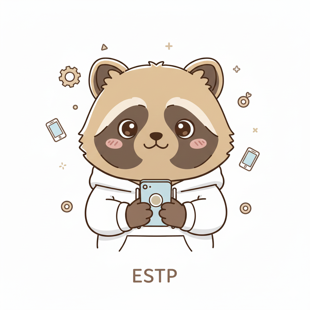 タヌキ × ESTP タイプ画像
