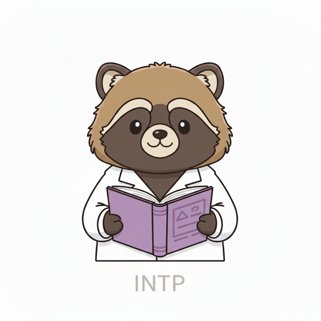 タヌキ × INTP タイプ画像