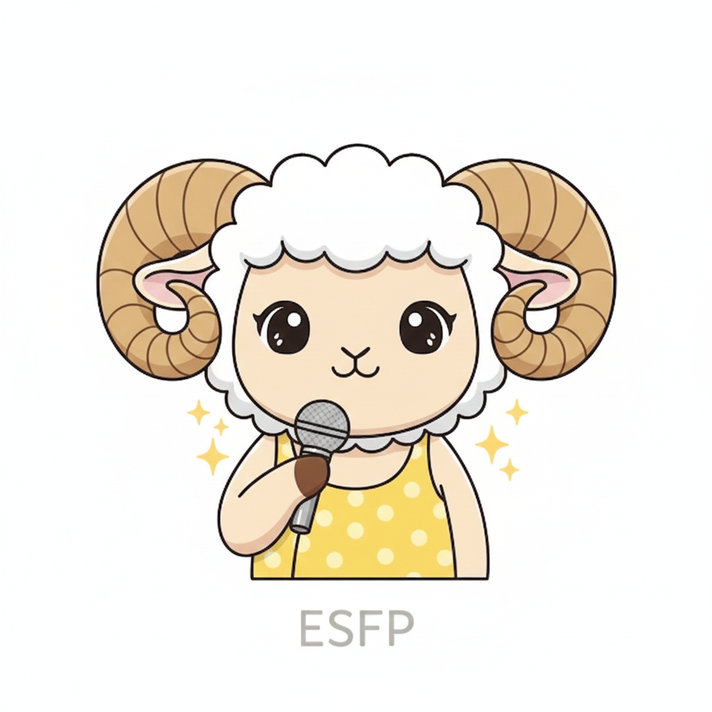 ヒツジ × ESFP タイプ画像