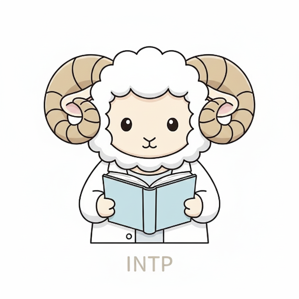 ヒツジ × INTP タイプ画像
