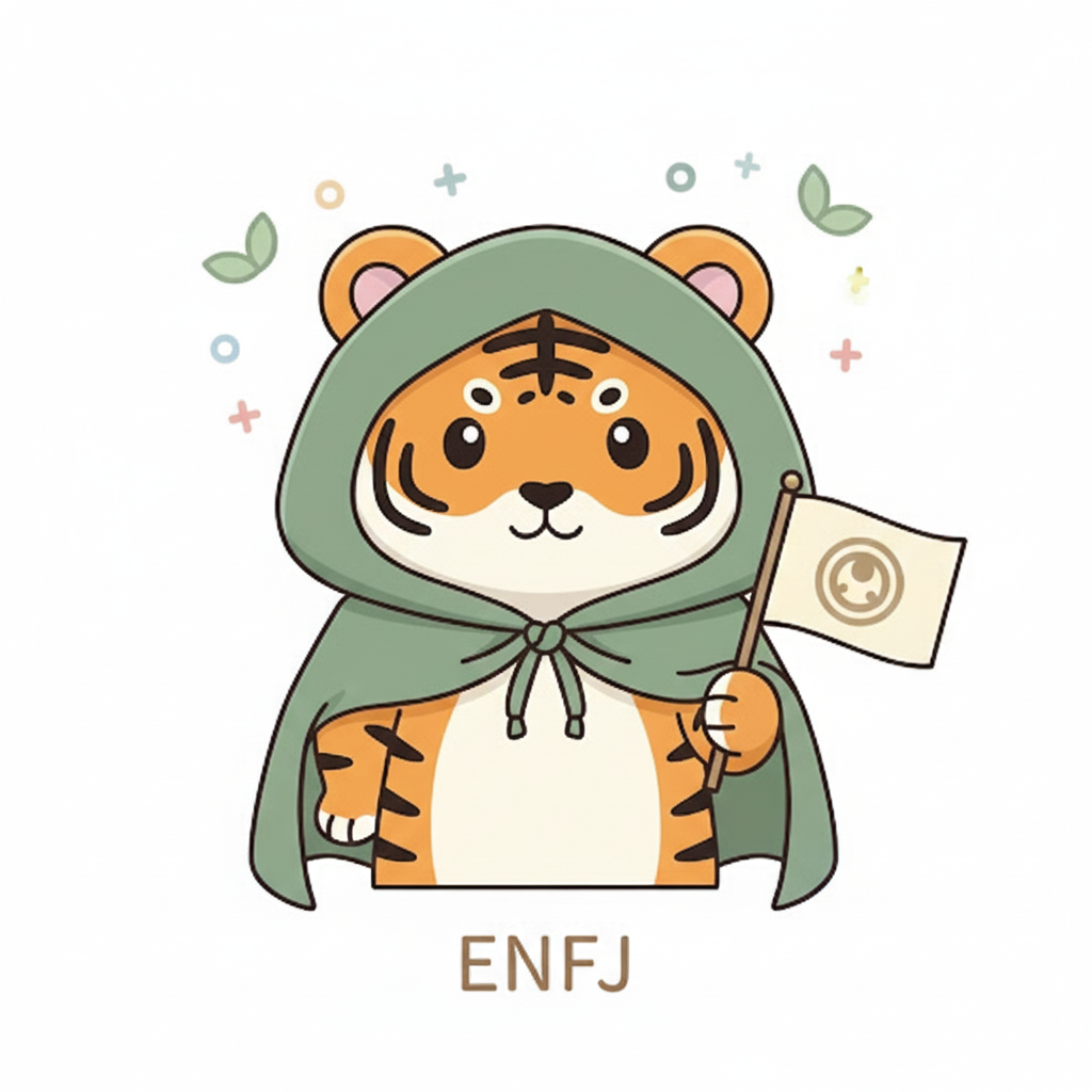 トラ × ENFJ タイプ画像