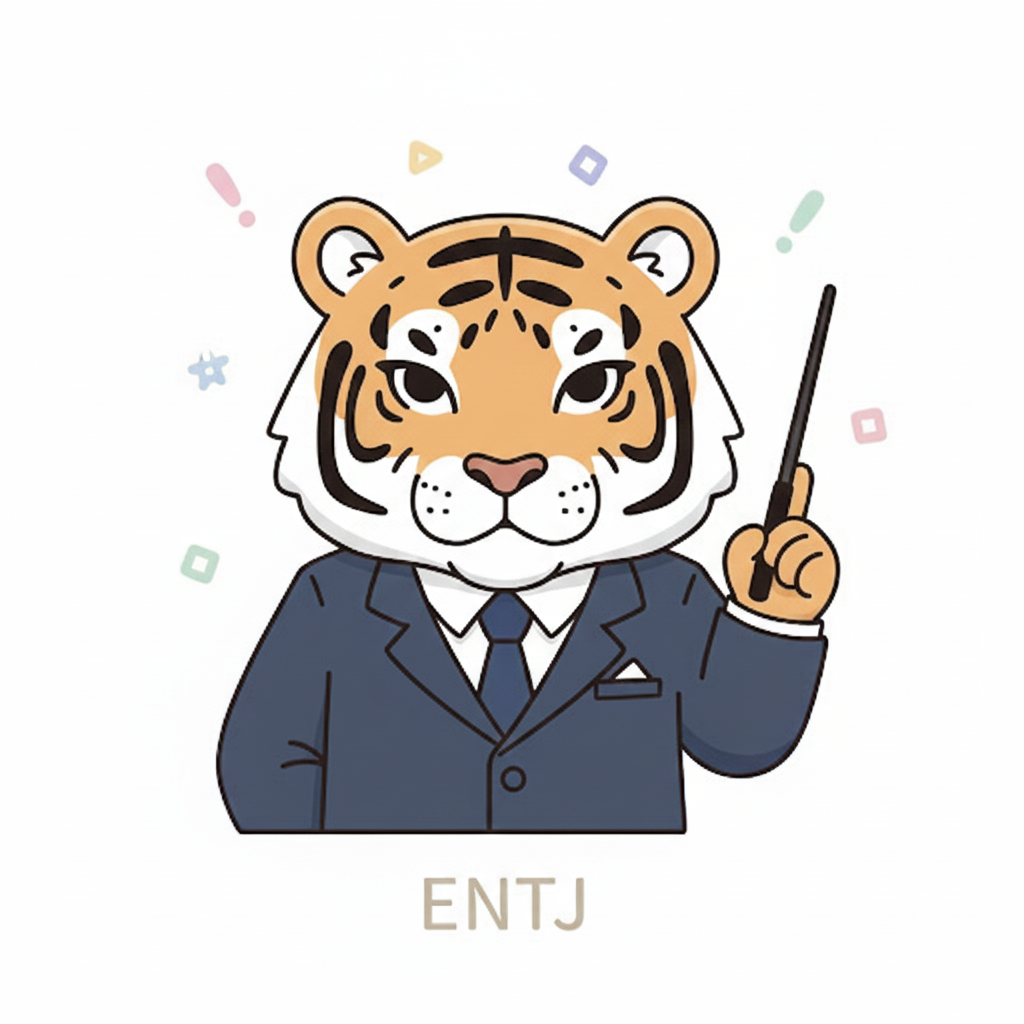 トラ × ENTJ タイプ画像