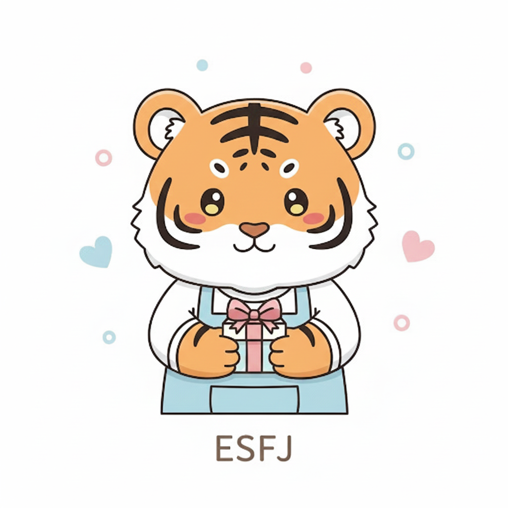トラ × ESFJ タイプ画像