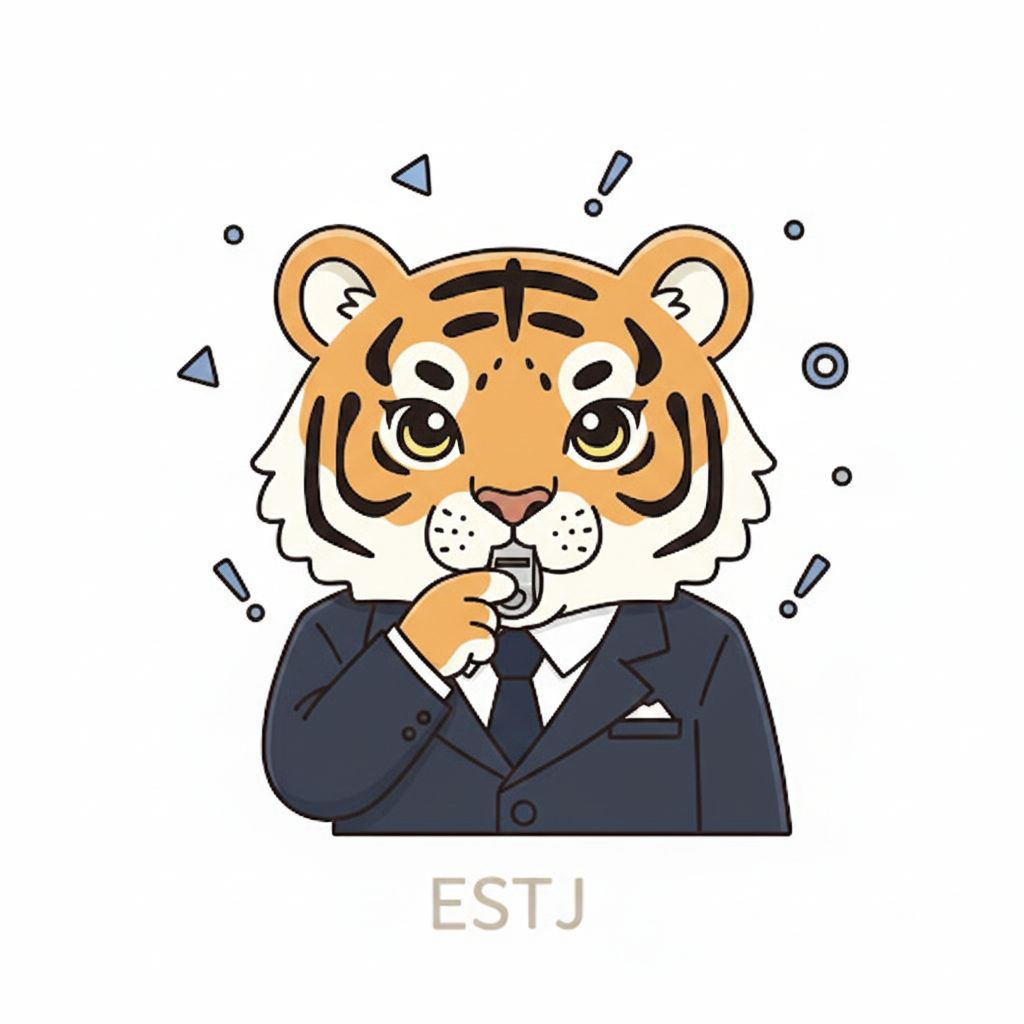 トラ × ESTJ タイプ画像