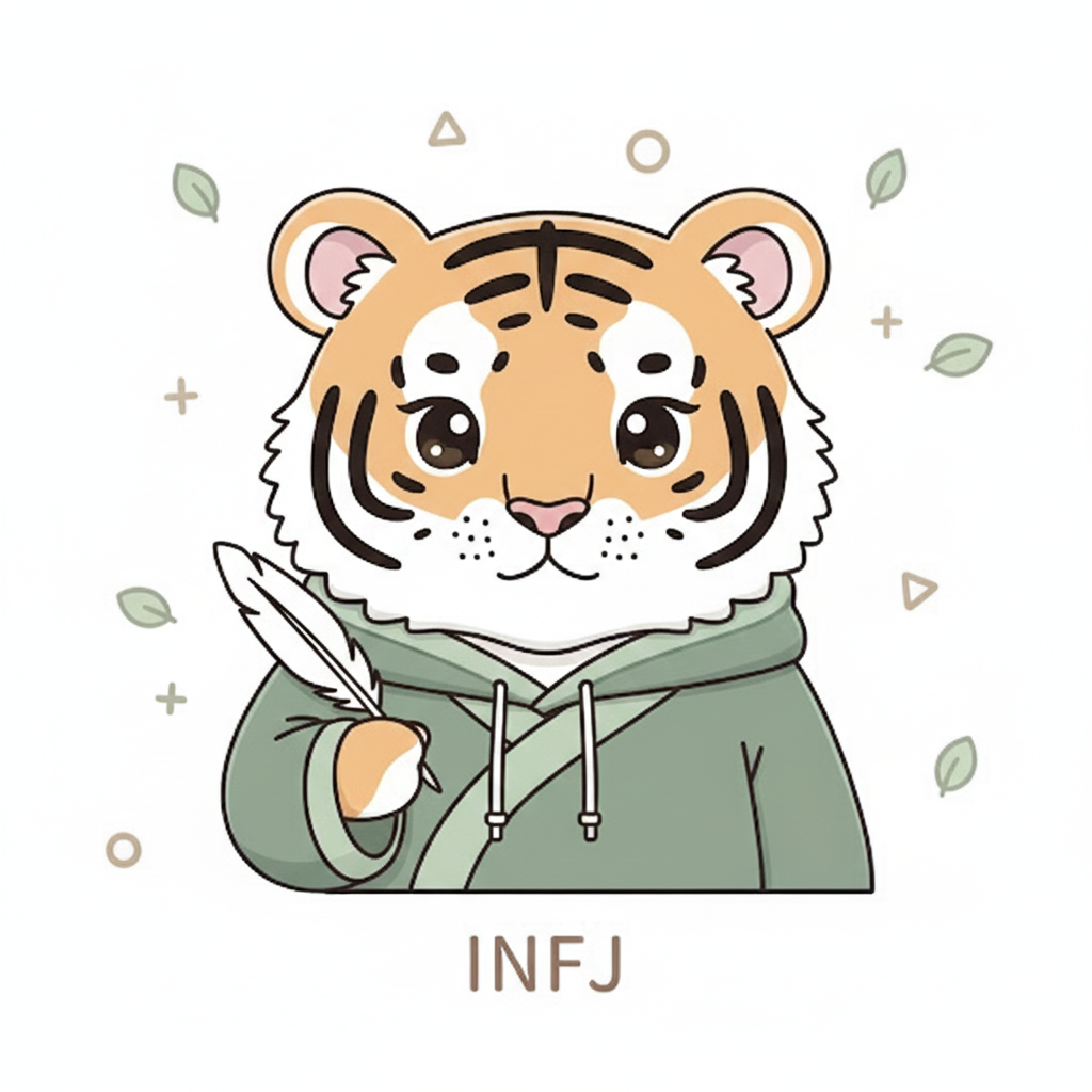 トラ × INFJ タイプ画像