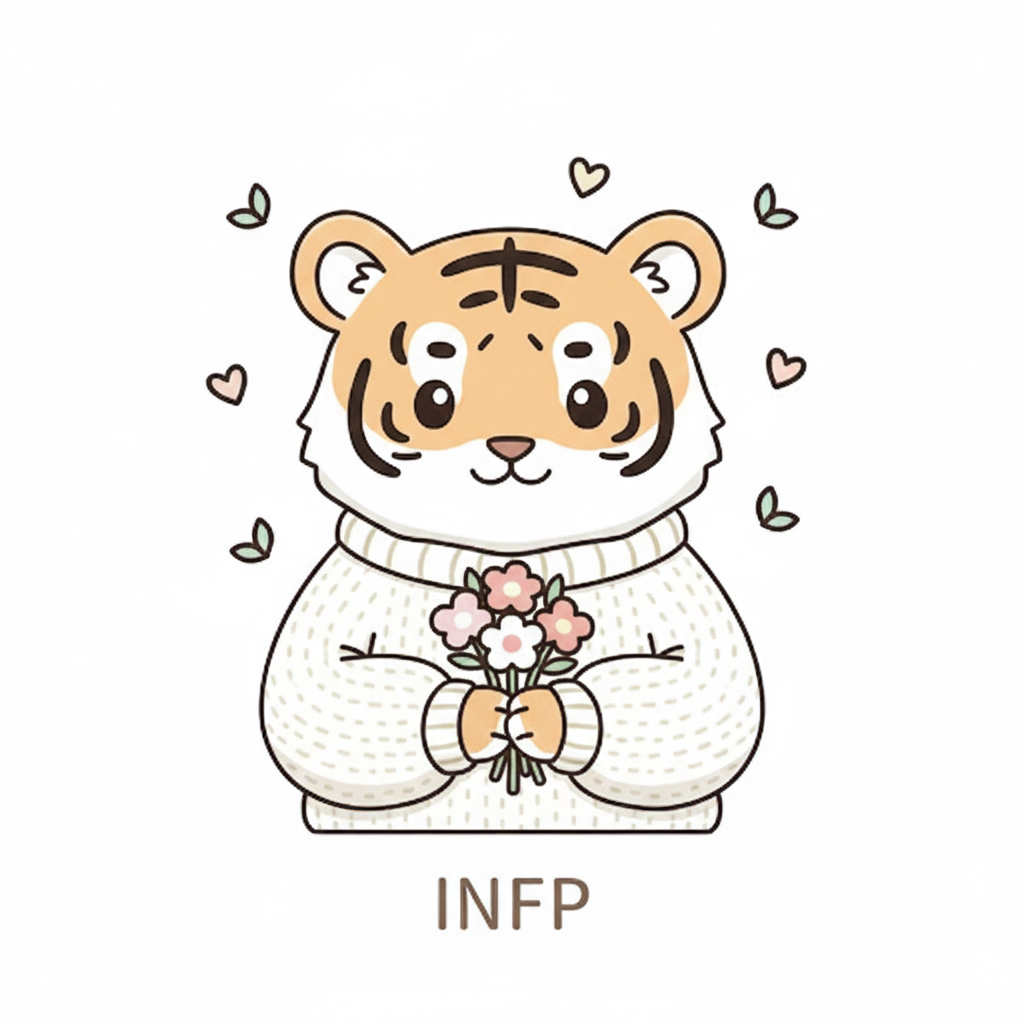 トラ × INFP タイプ画像