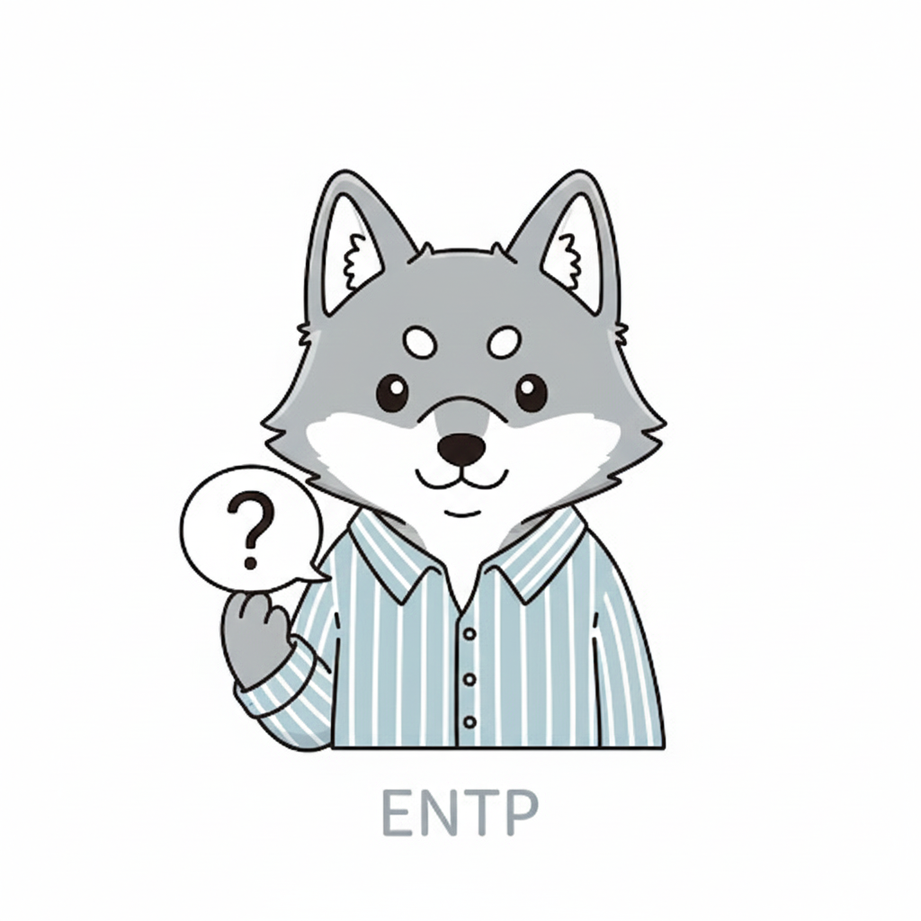 オオカミ × ENTP タイプ画像