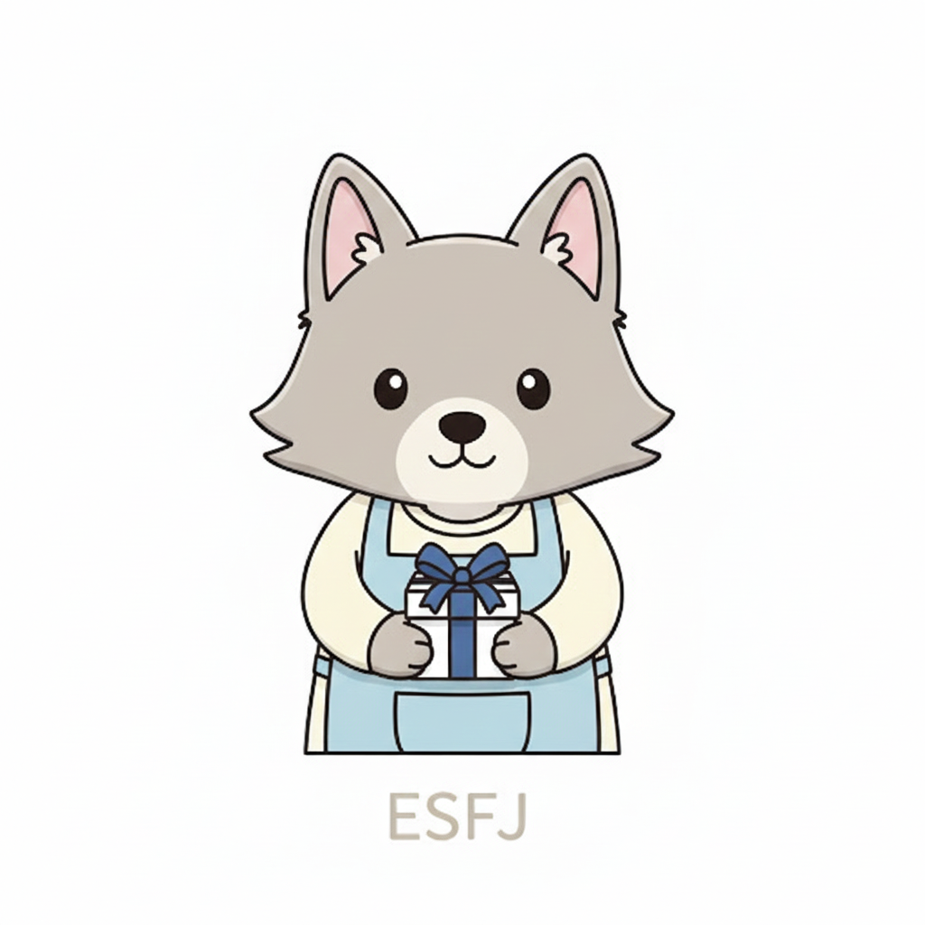 オオカミ × ESFJ タイプ画像