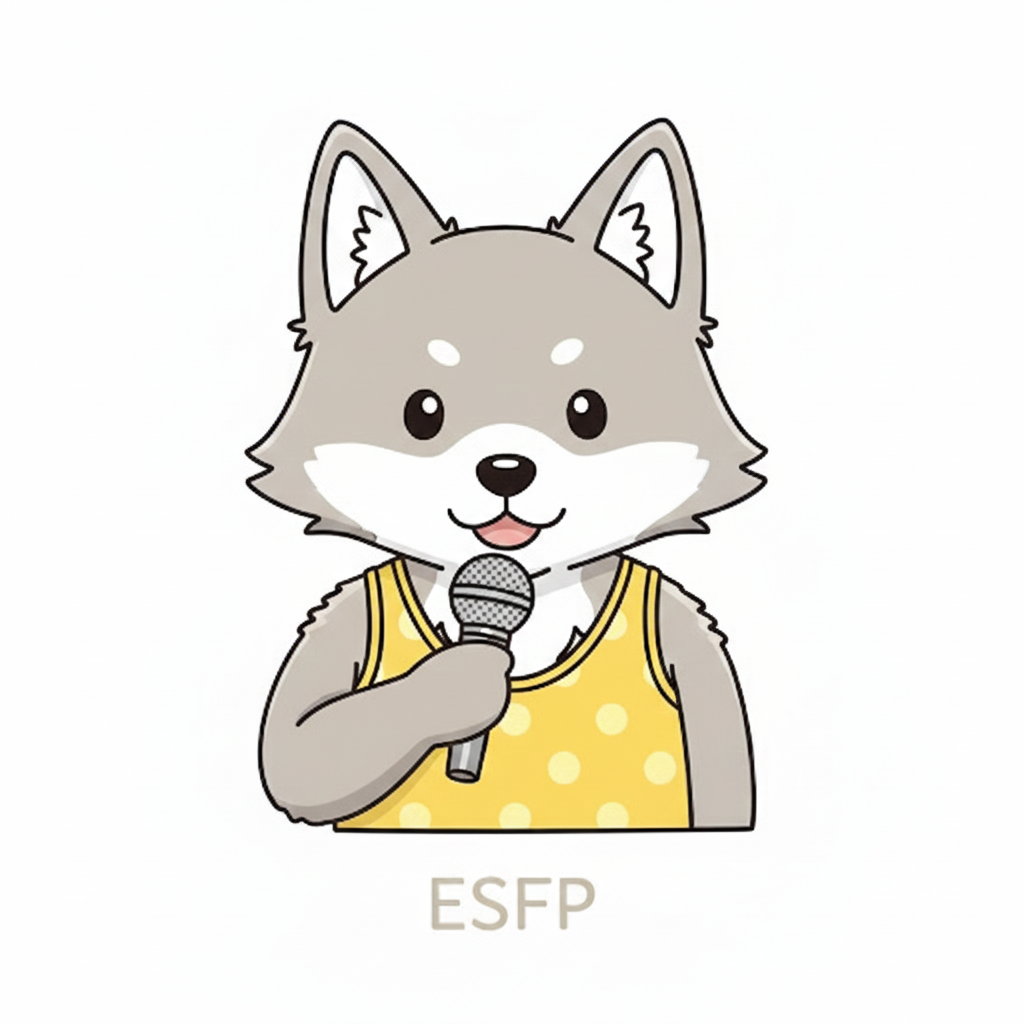 オオカミ × ESFP タイプ画像