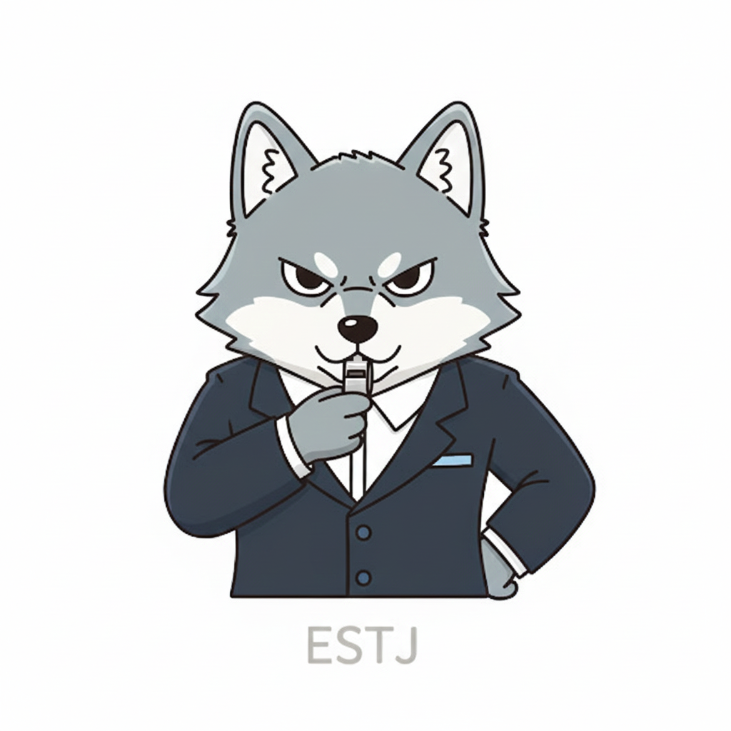 オオカミ × ESTJ タイプ画像