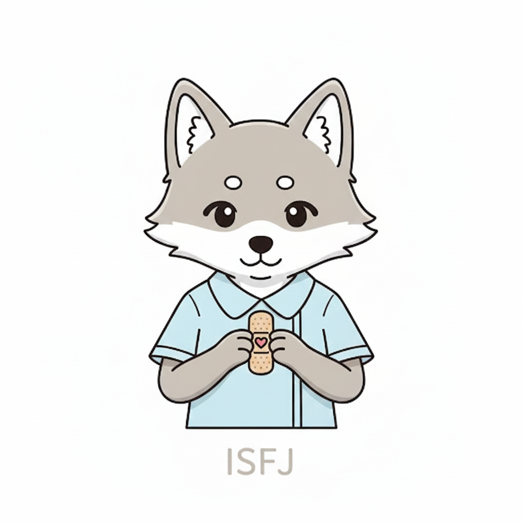 オオカミ × ISFJ タイプ画像