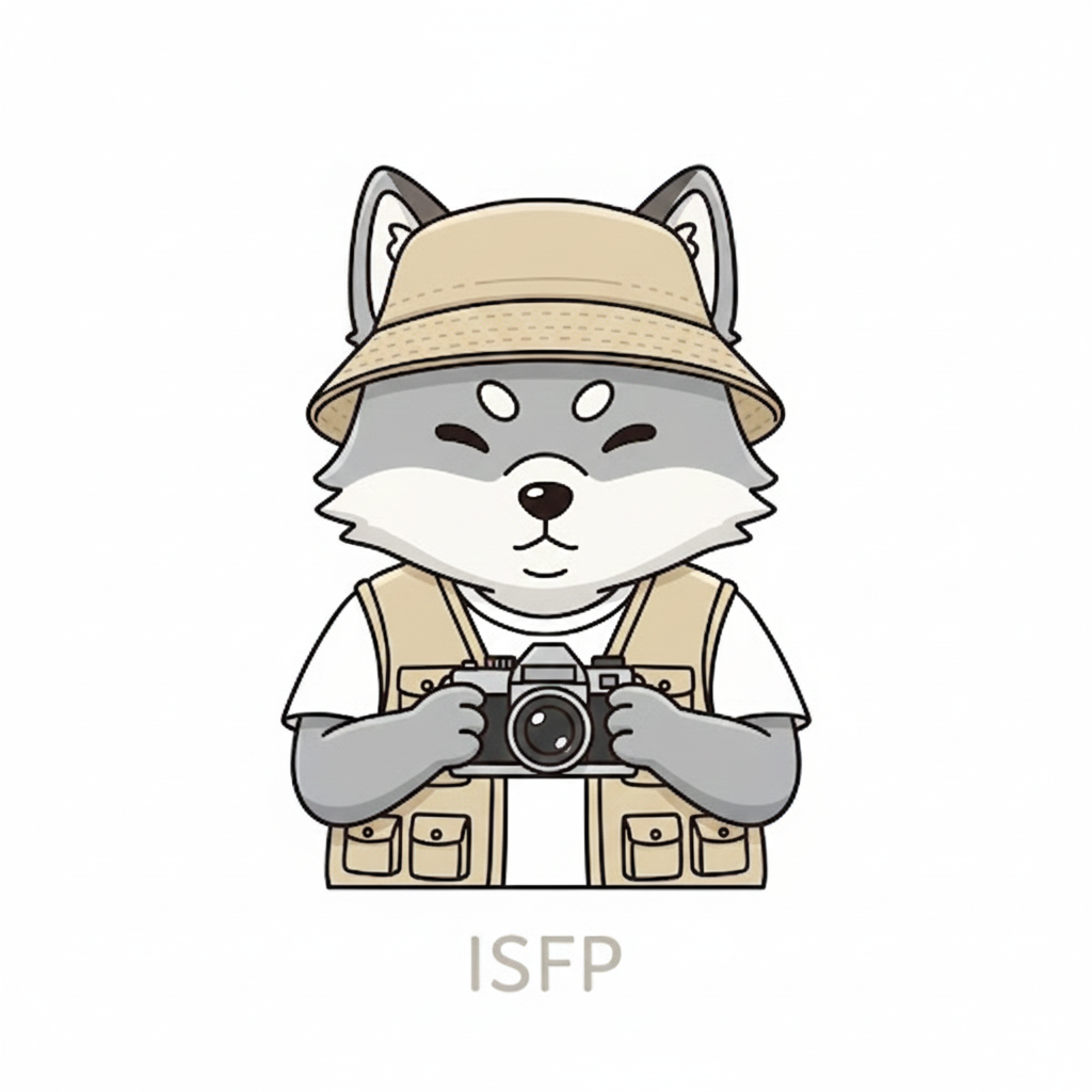 オオカミ × ISFP タイプ画像