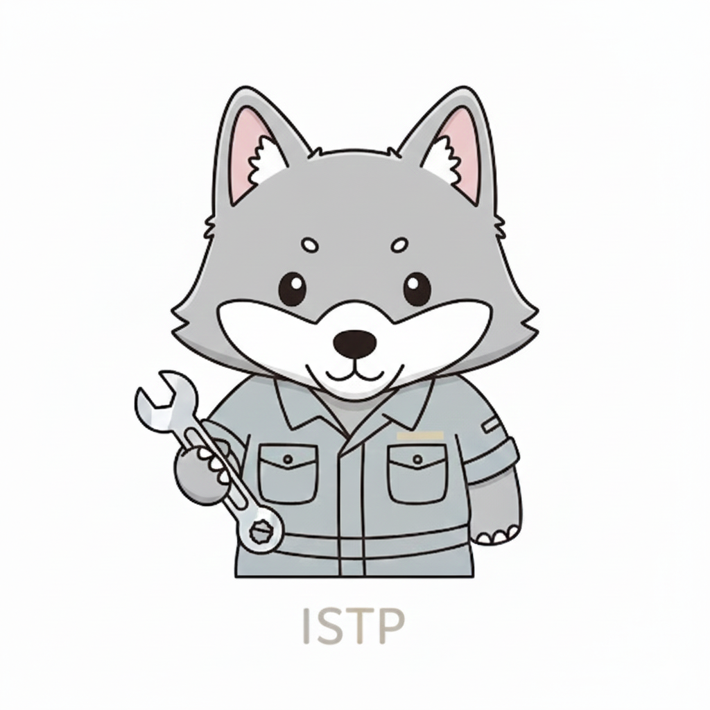 オオカミ × ISTP タイプ画像